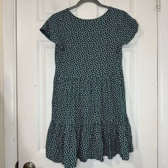 American Eagle Summer Tiered Short Sleeves Floral Dress Size XS - Picture 3 of 6